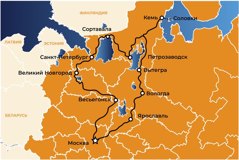 Мотопутешествие в Карелию и на Соловки с Рус Мото Тревел